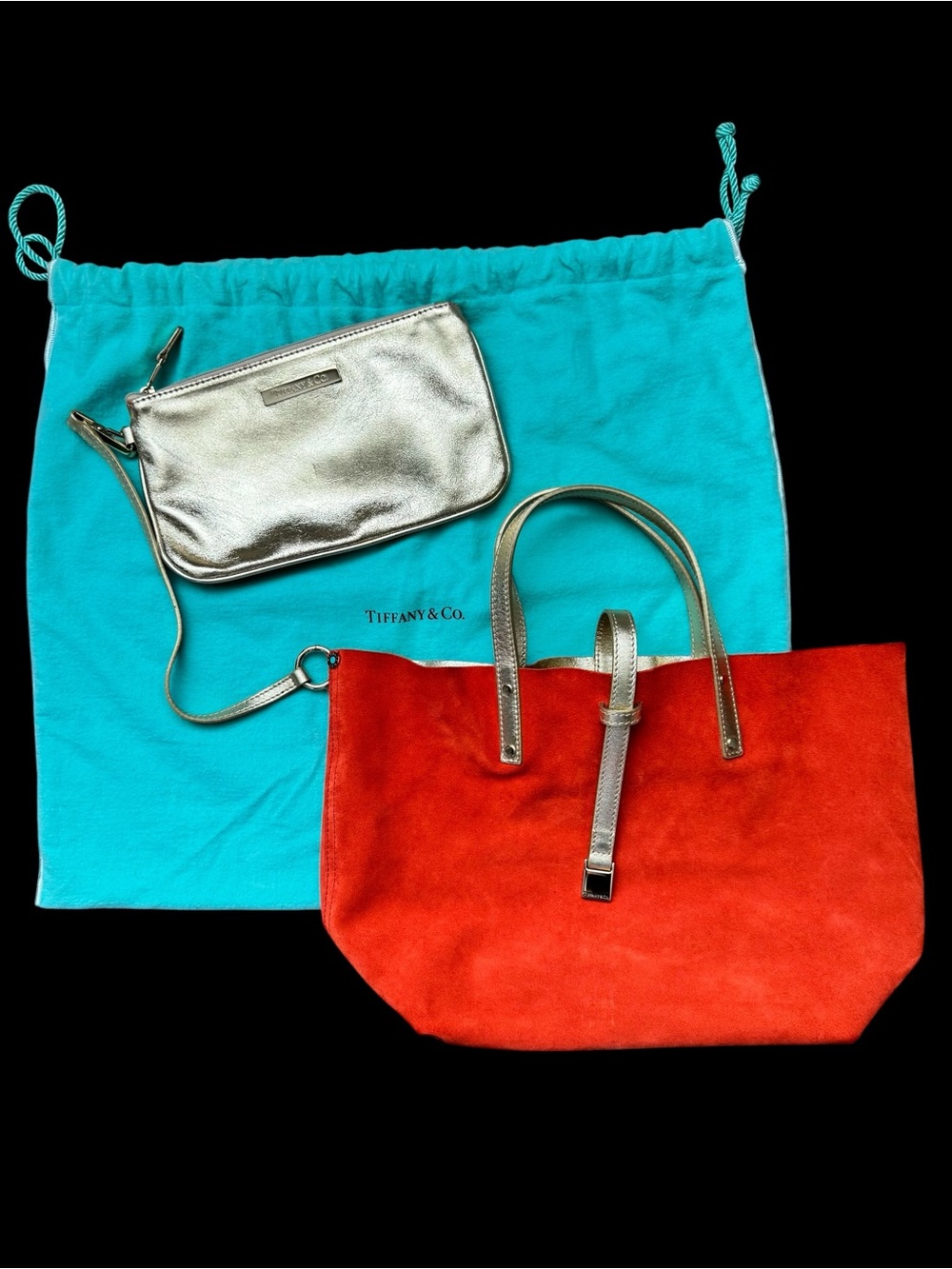 Authentic Tiffany reversible handbag
